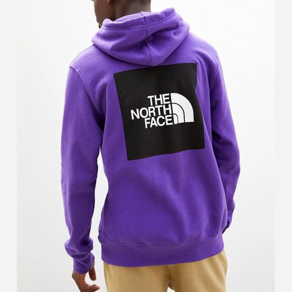 Men The North Face Pullover Graphic Hoodie in Purple Size Medium - Picture 1 of 7